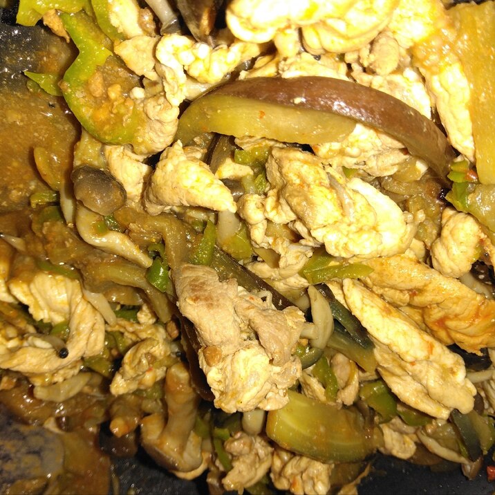 野菜たっぷり麻婆なす